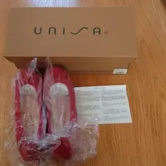 UNISA　バレエシューズ　赤　36 箱付