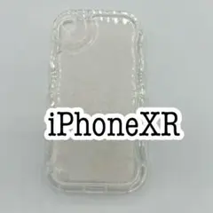 iPhoneXRケース プクプク クリアケース クリア　透明