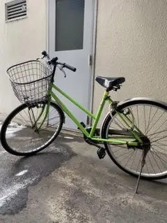 自転車（ママチャリ/変速なし）　ほぼ新品　黒色　札幌（配送不可/引渡しのみ） 置き配商品】 自転車 26インチ ママチャリ シマノ 変速 ライト
