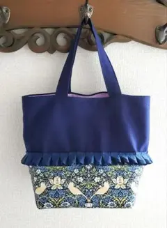 ウィリアムモリス　ランチトートバッグ　ハンドメイド　新品