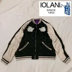 IOLANI イオラニ　リバーシブルスカジャン　金魚柄　レーヨン　M　居楽仁 スカジャン 181107 金魚柄 正絹シルクサテン: イオラニ IOLANI