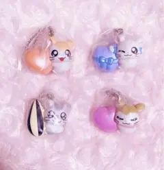 ハム太郎 ガチャ スイングマスコット リボンちゃん こうしくん マフラーちゃん