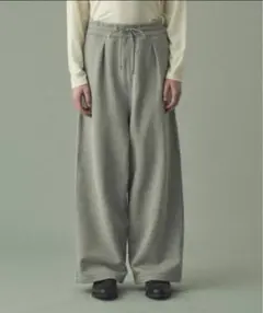 JUHA FLEECE SWEAT WIDE PANTS