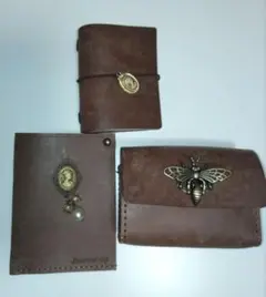 Journal-up ミニ牛革3点セット