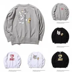 希少!チャンピオン×トムとジェリー コラボロングカットソー リバースウィーブ