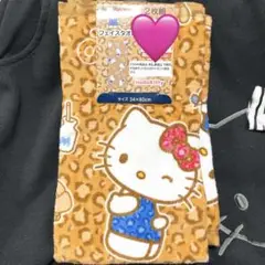 サンリオ しまむら ハローキティ フェイスタオル ヒョウ柄