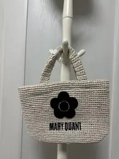 マリークワント☆クロッシェラフィアライクトート☆アイボリー☆バッグ☆中古 クロッシェラフィアライク トート（トートバッグ）｜MARY QUANT