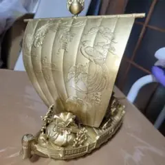 金色 船の置物 縁起物 希少 入手困難品