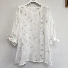 【新品未使用品】シアーブラウス
