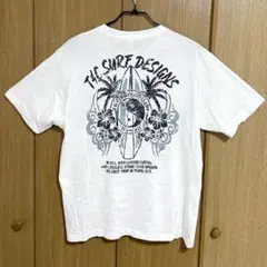 T&C サーフ柄 プリント Tシャツ LLサイズ