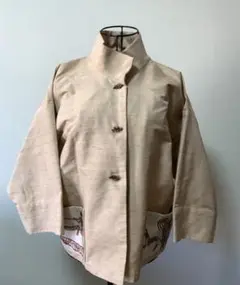 【着物リメイク】帯からジャケット&バッグ