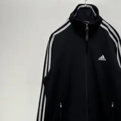 adidas アディダス ジャージ トラックジャケット 刺繍ロゴ 古着