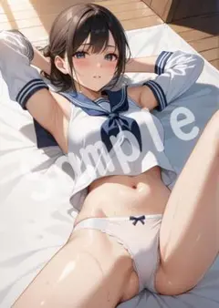 1点物 JK アニメ ファンアート A4 ポスター イラスト ★00228291