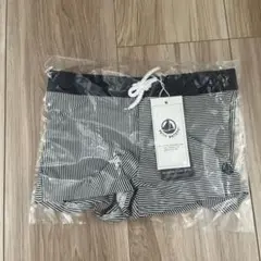 【新品】プチバトー　ミラレトランクス水着