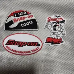 ワッペン　Snap-on ３種