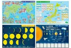 ✩ ジーニアス先生のお風呂塾 4枚セット ③お風呂ポスター B3サイズ