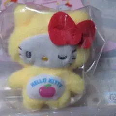 新品〜ハローキティ シークレットマスコット黄色〜全身スーツイエロー