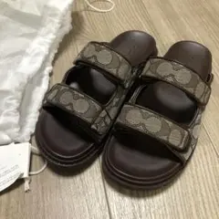 COACH ブラウン サンダル