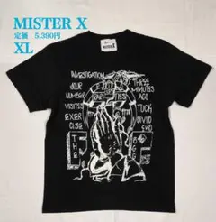 新品【Mr.X】ミスターX F.T.PB 半袖　Ｔシャツ　ブラック　XL