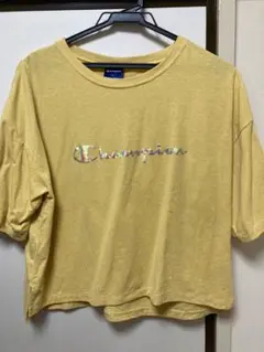 Champion 半袖Tシャツ Lサイズ イエロー