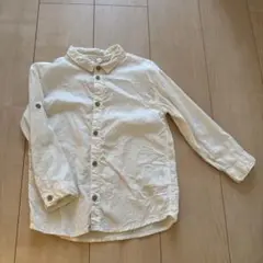 H&M オフホワイト 長袖シャツ 110