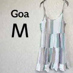 一点物✨Goa【Ｍ】ストライプ キャミチュニック ホワイト