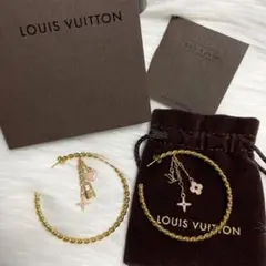 LOUIS VUITTON クレオール スウィートモノグラム フープピアス