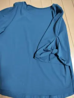 グローバルワーク　 青 袖結び目 Tシャツ　美品　レプシィム
