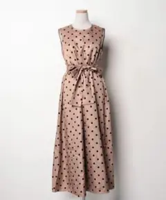 美品✨heliopole ／エリオポールフロッキードットワンピース　38 M