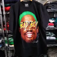 ラスト1枚 デニス・ロッドマン 両面プリントＴシャツ L