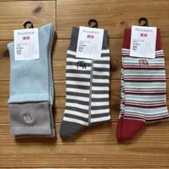 ④新品未使用　JW ANDERSON ソックス　3足組23-25cm ユニクロ