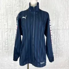【人気定番◎】PUMA プーマ　ジャージ　ネイビー　SS 　上着　【322】
