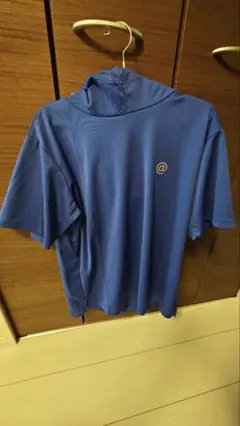 ANTIQUA GOLF×STCH パーカー　青　ＭＬサイズ