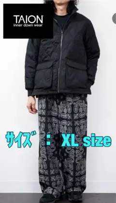 【TAION / タイオン】MILITARY LIB HI NECK DOWN