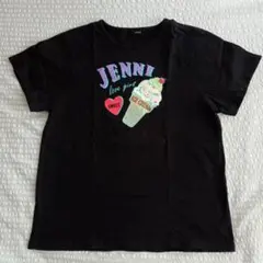 JENNI LOVE アイスクリームプリント Tシャツ ブラック150cm