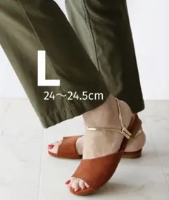 Fin 2WAYフラットサンダル L 24cm