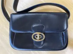 セリーヌ レザー ショルダーバッグ