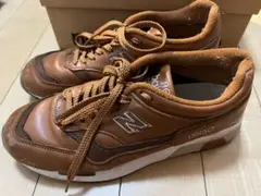 New Balance M1500TN ブラウンレザー スニーカー中古品