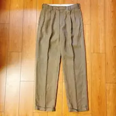 リネンスラックス ブラウン30 X 32