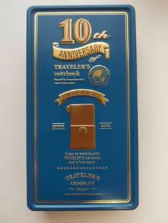トラベラーズノートミニ10周記念缶のみ　全色セット 超ミニサイズのトラベラーズノート！【10周年限定缶セット