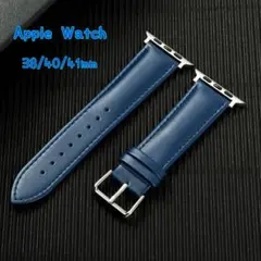 本革 アップルウォッチ ベルト ネイビー 38/40/41mm
