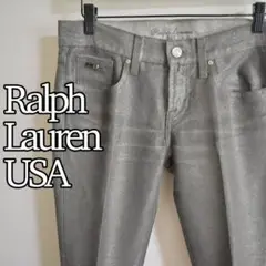 Ralph Lauren USA製 ラメ ジーンズ スリット糸 867 個性派