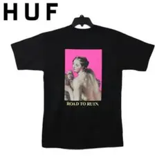 HUF ブラック Tシャツ ROAD TO RUIN