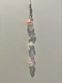 フラワーチャーム　キーホルダー