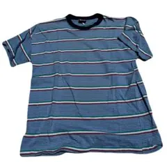 90's AAC マルチカラーボーダーTシャツ made in USA 古着