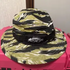 DRTアングラーズキャンプ ブーニーハット サンドイエロータイガー ハット