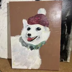 犬の油彩画