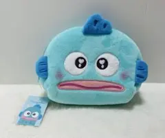 サンリオキャラクターズ　ぬいぐるみシェル型フェイスポーチ　ハンギョドン