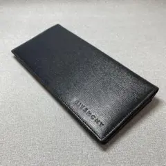 新品未使用品　ジバンシー　長財布　ユニセックス　黒×ネイビー　小銭入れ付き