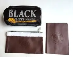 SUNTORY BOSS COFFEE ポーチ２種とブックカバー